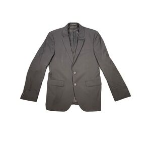 Hugo Boss Black Blazer Mens 38R Guabello Super 120s Wool Two Button Sport Coat